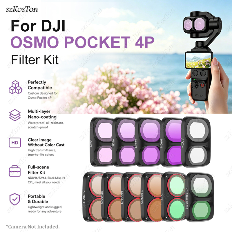 Lens Camera Clip - Lens Filter Kit for DJI Osmo