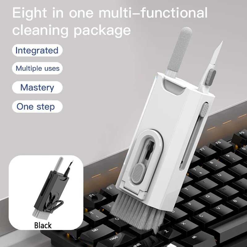 Lens Camera Clip - 8 In 1 Cleaning Kit Keyboard