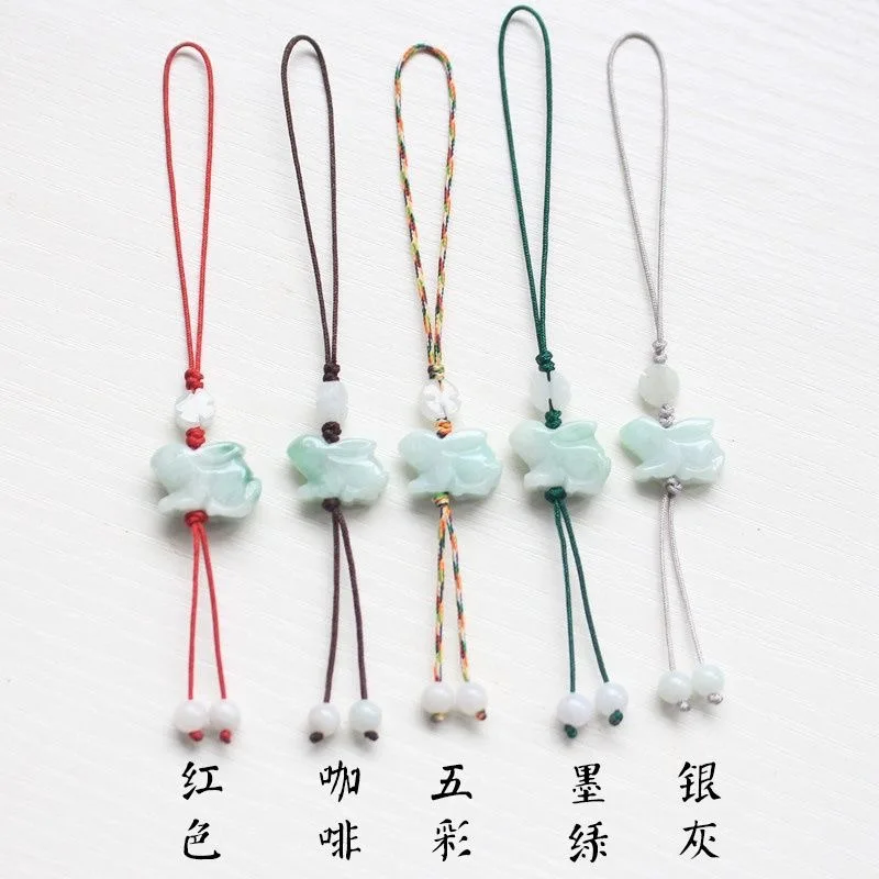 Phone Accessories For Men - Customization Natural Emerald Chinese Rabbit DIY