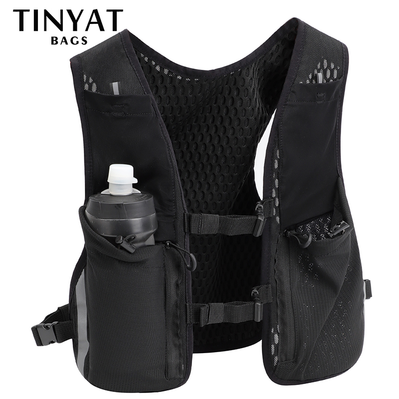 Phone Accessories For Men - TINYAT Reflective Multi-function Vest Bag for