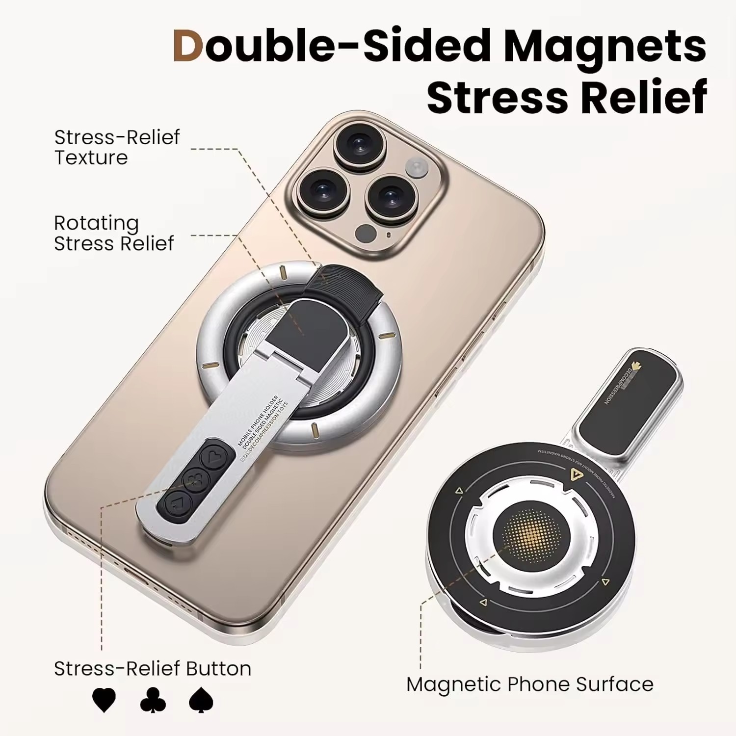 Double Sided Magnetic Finger R - Phone Accessories For Men review and price