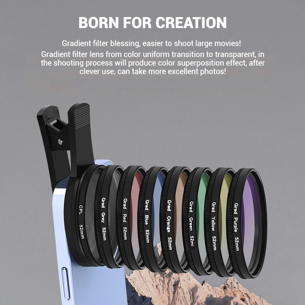 52MM Mobile Phone Lens Univers - Lens Camera Clip review and price
