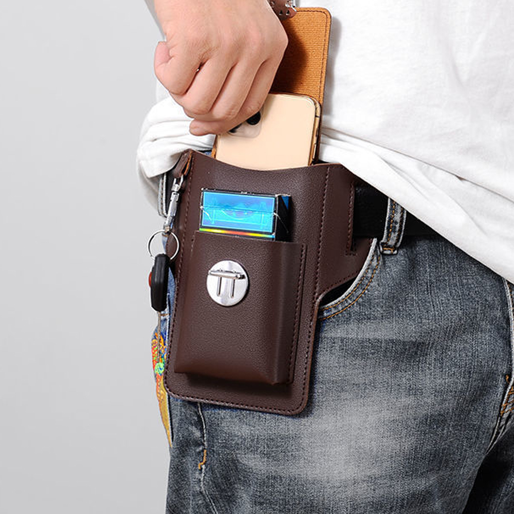 New Men Waist Bag Mobile Phone - Phone Accessories For Men review and price