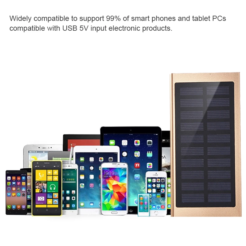 20000mAh Solar Power Bank LED  - Portable Charger 20000Mah review and price