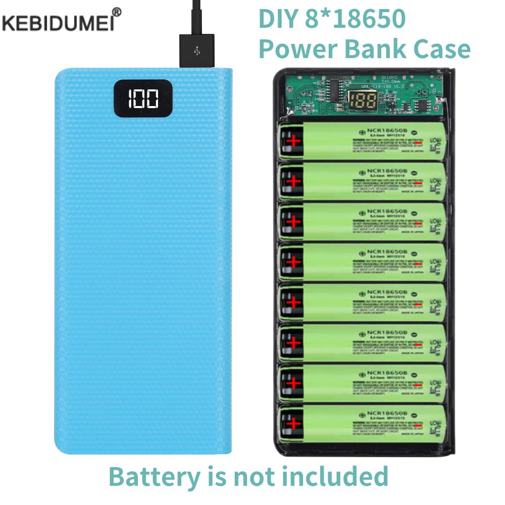 DIY 8*18650 Battery Power Bank - Portable Charger 20000Mah review and price