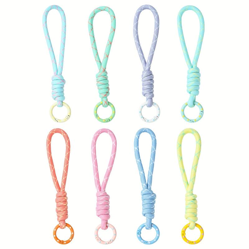 2~5pcs Colorful Braided Keycha - Phone Accessories For Men review and price