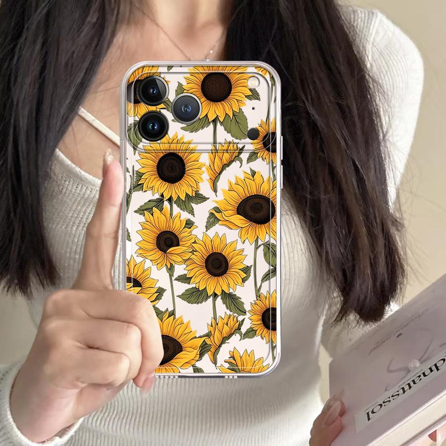 Cute Sunflower Pattern Case fo - Phone Case Clear review and price