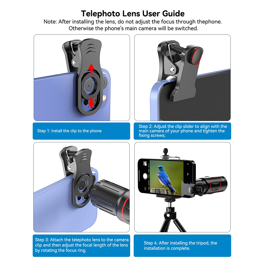18/36/64X Mobile Phone Camera  - Lens Camera Clip review and price