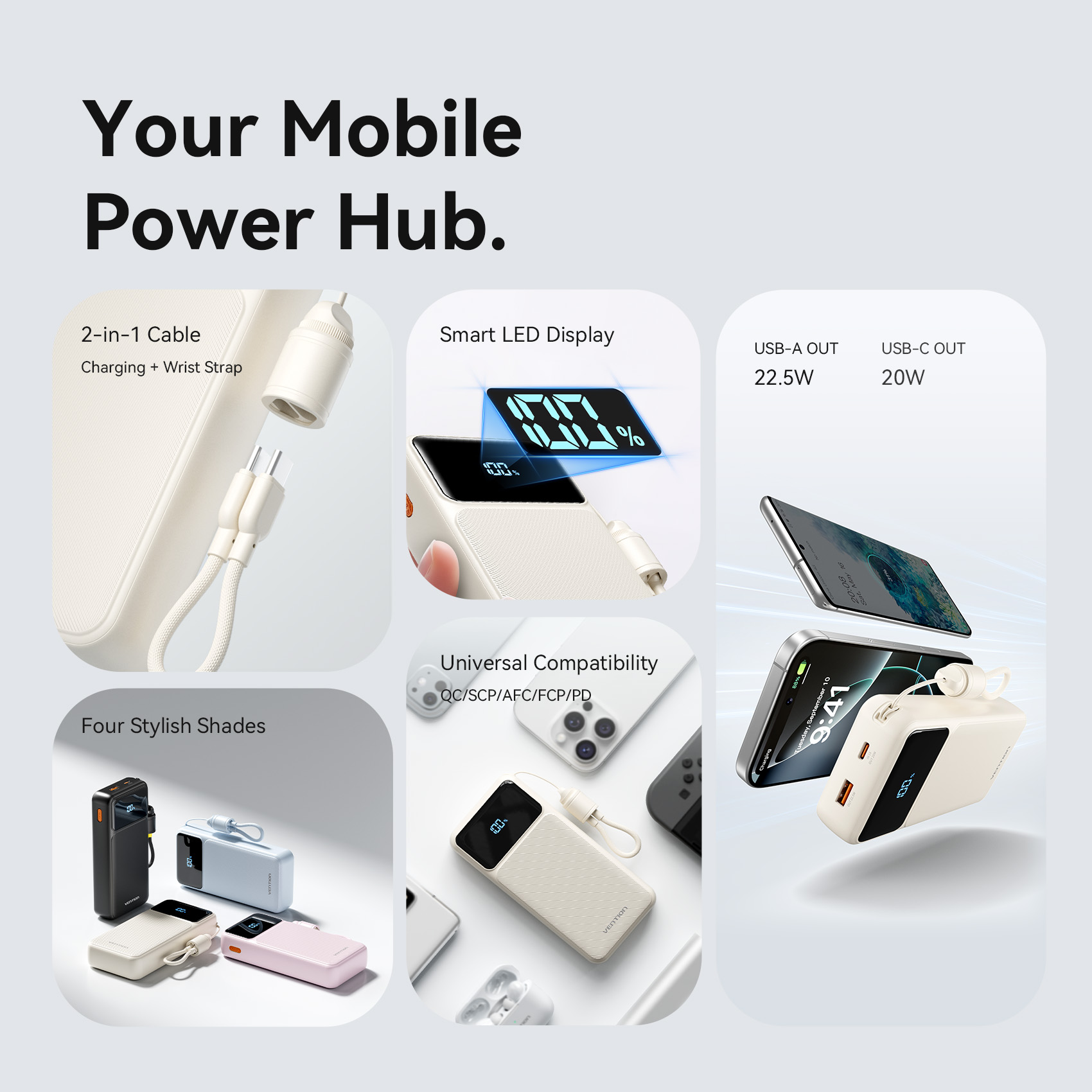 Vention CCC 20000mAh 22.5W Pow - Portable Charger 20000Mah review and price
