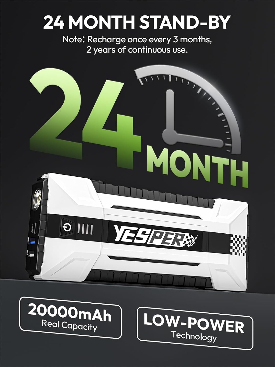 YEPSER YJS20 3000A Peak 12V Ca - Portable Charger 20000Mah review and price