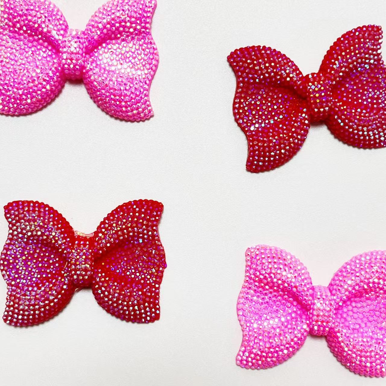 1Pcs Y2K Kawaii Bling Pink Bow - Phone Accessories Logo Design review and price