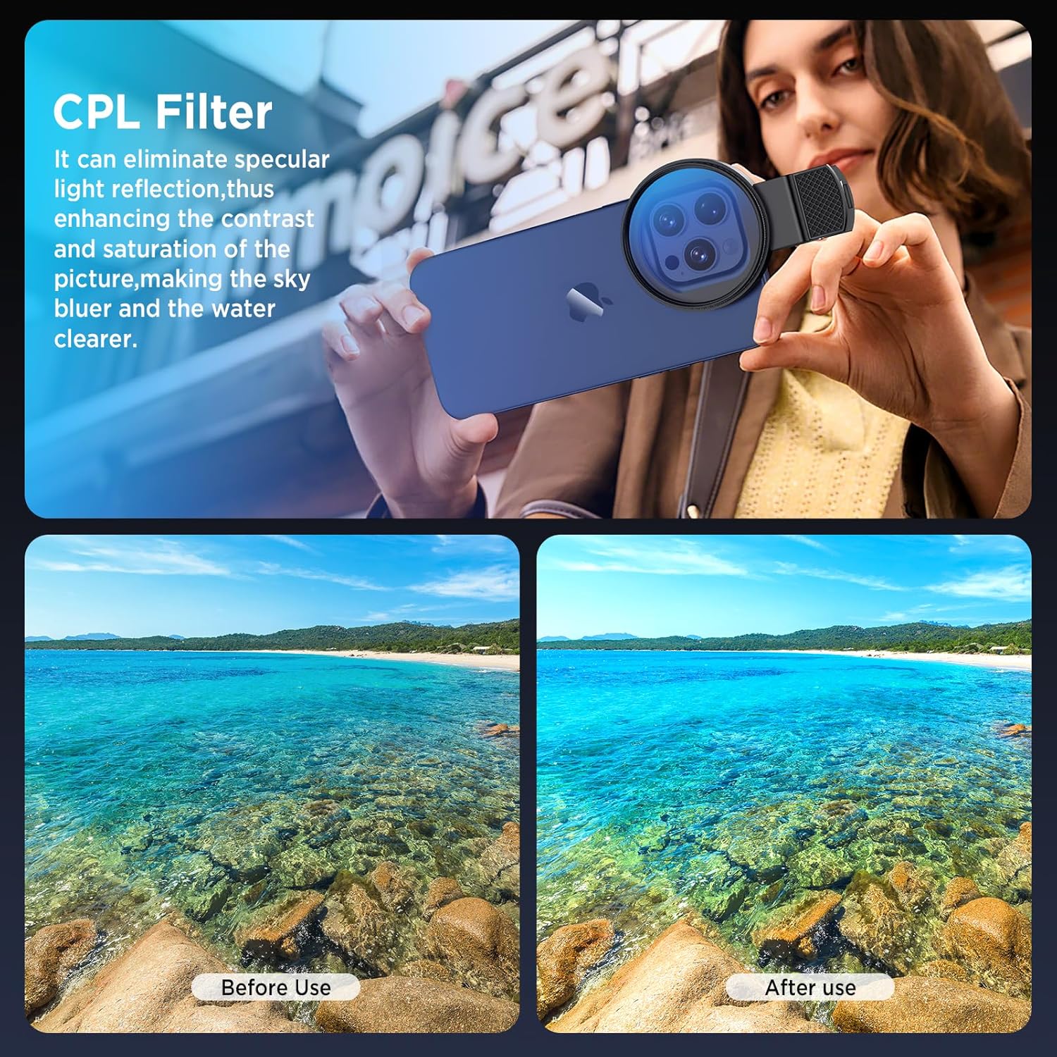 52MM Circular Universal Portab - Lens Camera Clip review and price