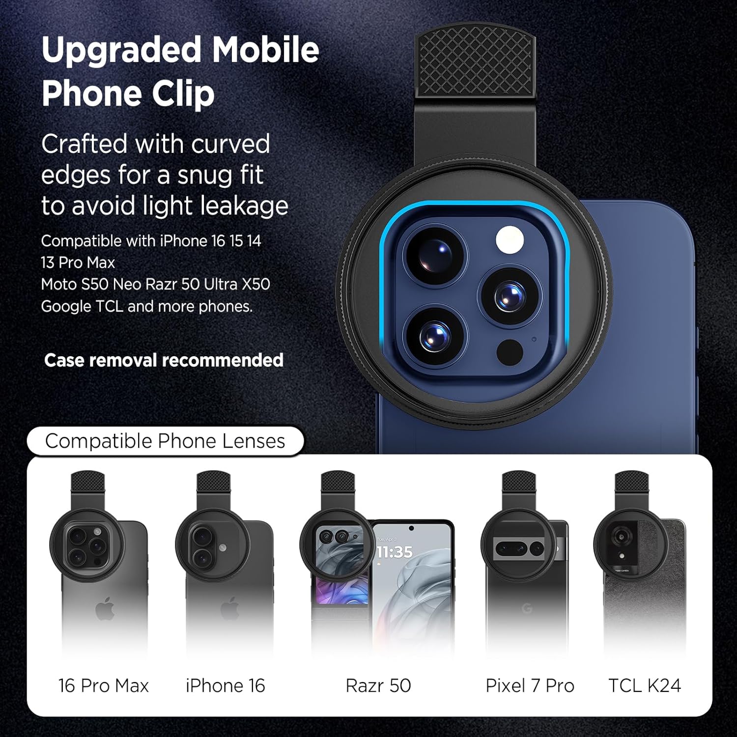 52MM Circular Universal Portab - Lens Camera Clip review and price