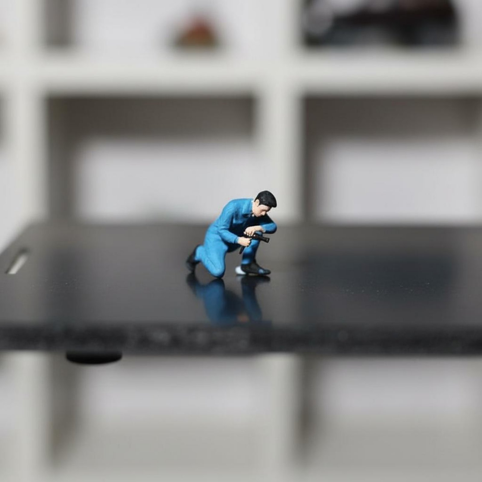Phone Looking Man Figure Scene - Phone Accessories For Men review and price