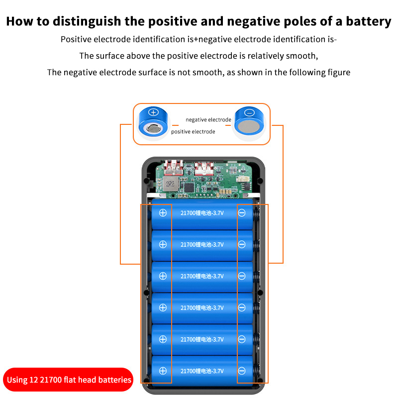 【C】12*21700 Battery Holder 10W - Led Flash Case review and price